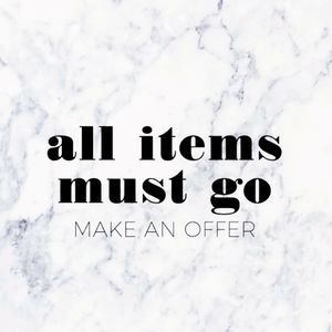 Sale! Sale! Sale! Make me an offer!